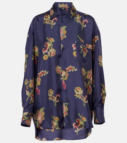 Etro Camisa de seda estampada - Etro - Modalova