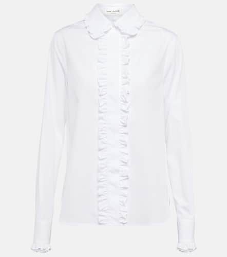 Saint Laurent Ruffled cotton shirt - Saint Laurent - Modalova
