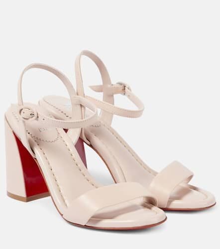 Sandalias destalonadas Miss Jane 85 de piel - Christian Louboutin - Modalova