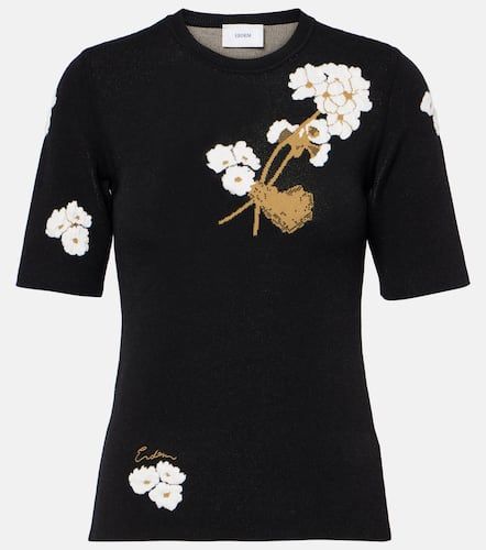 Erdem Camiseta de punto floral - Erdem - Modalova