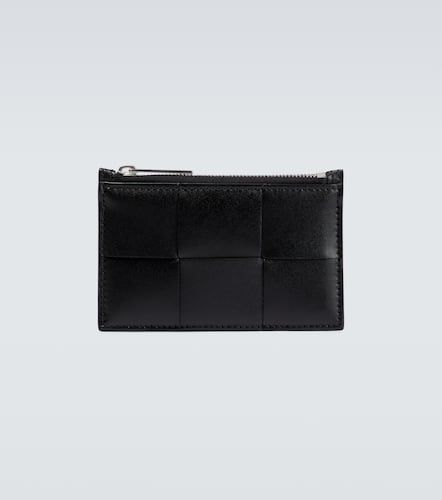 Intreccio leather card case - Bottega Veneta - Modalova