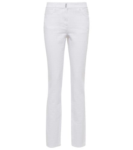 G high-rise straight cotton pants - Givenchy - Modalova