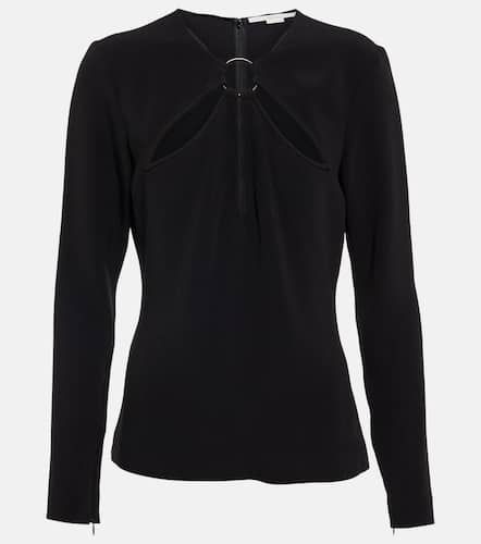 Stella McCartney Cut out crêpe top - Stella McCartney - Modalova