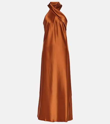 Galvan Pandora satin maxi dress - Galvan - Modalova