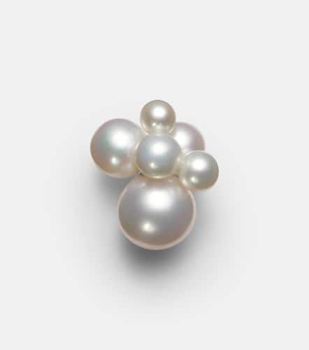Bise 14kt gold single earring with pearls - Sophie Bille Brahe - Modalova