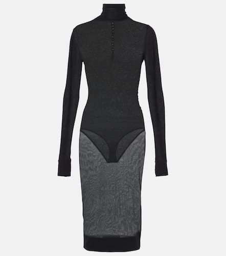 Saint Laurent Abito midi in jersey - Saint Laurent - Modalova