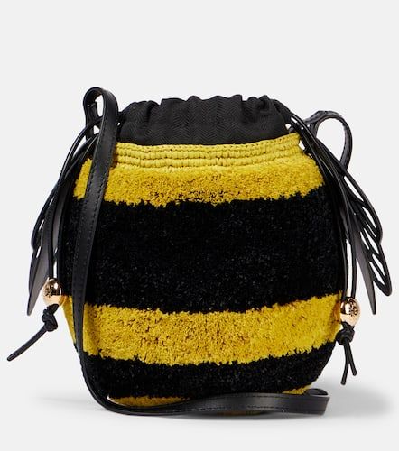 Paula's Ibiza Bee raffia crossbody bag - Loewe - Modalova