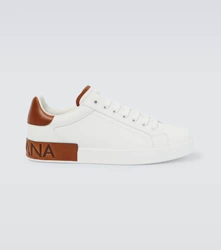 Portofino leather sneakers - Dolce&Gabbana - Modalova