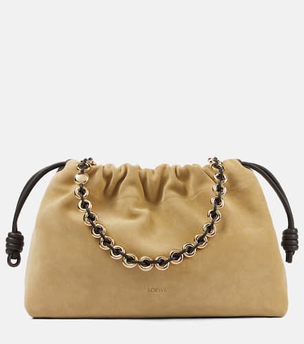 Clutch Flamenco Large in suede - Loewe - Modalova