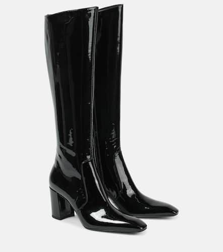 Botas altas Lauren 70 de charol - Saint Laurent - Modalova