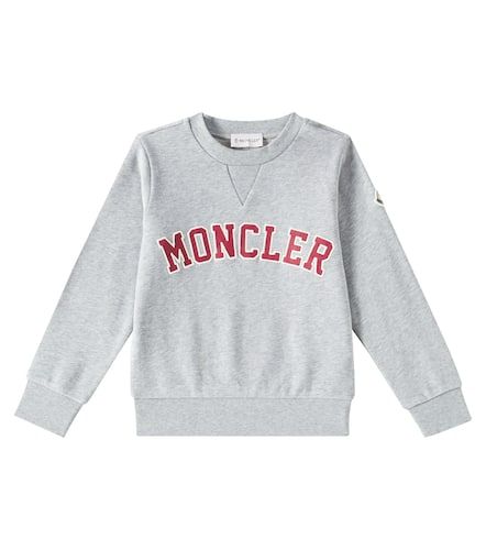 Logo cotton jersey sweatshirt - Moncler Enfant - Modalova