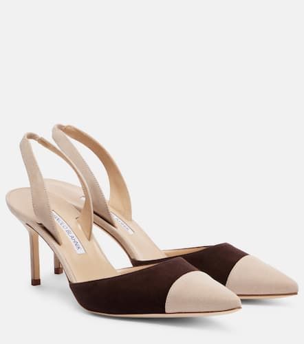 Pumps slingback Capsli 70 in suede - Manolo Blahnik - Modalova