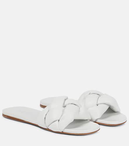 Miu Miu Woven leather slides - Miu Miu - Modalova