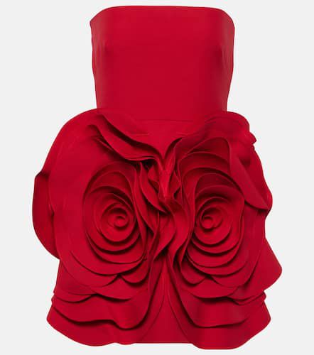 CrÃªpe Couture floral-appliquÃ© minidress - Valentino - Modalova