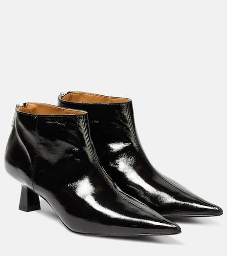 Ganni Faux leather ankle boots - Ganni - Modalova