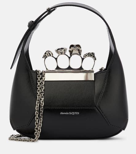 Jewelled leather tote bag - Alexander McQueen - Modalova