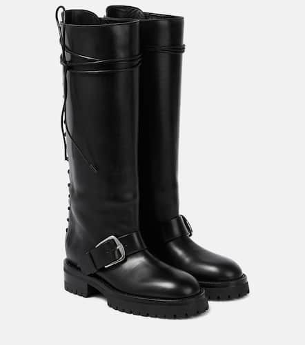 Ans knee-high leather boots - Ann Demeulemeester - Modalova