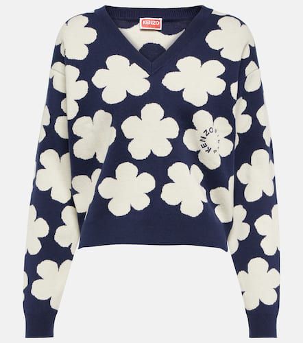 Kenzo Floral wool-blend sweater - Kenzo - Modalova