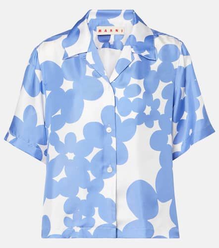 Marni Camisa de seda floral - Marni - Modalova