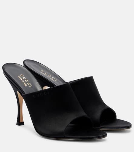 Gucci Mules 95 in raso - Gucci - Modalova