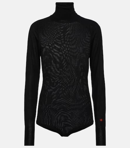 Wool turtleneck bodysuit - Victoria Beckham - Modalova