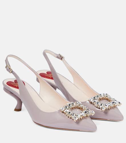 Slingback-Pumps Virgule aus Lackleder - Roger Vivier - Modalova