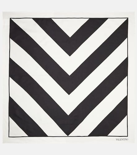 Strhype printed silk scarf - Valentino - Modalova