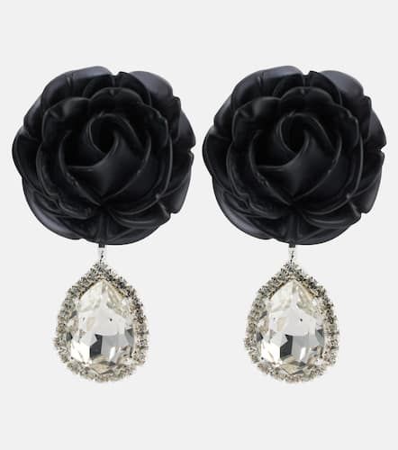 Mini Rose crystal-embellished drop earrings - Magda Butrym - Modalova