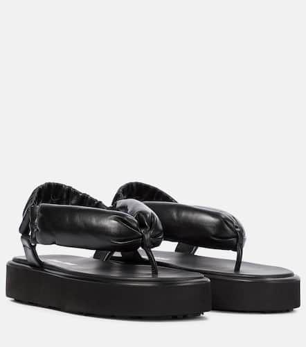 Miu Miu Leather thong sandals - Miu Miu - Modalova