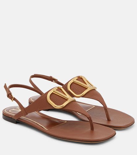 Sandalen VLogo Siganture aus Leder - Valentino Garavani - Modalova