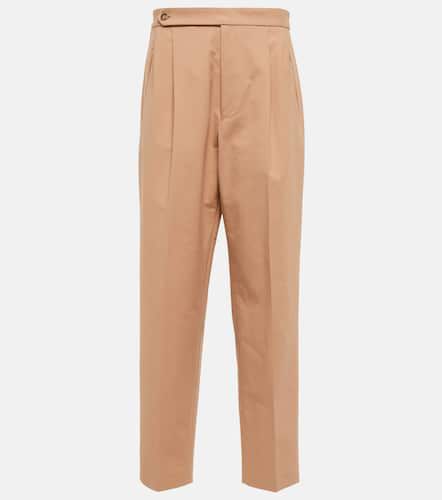 High-rise wide-leg cotton-blend pants - Tod's - Modalova