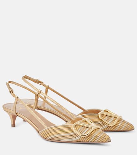 Pumps slingback VLogo Signature 40 in pelle - Valentino Garavani - Modalova