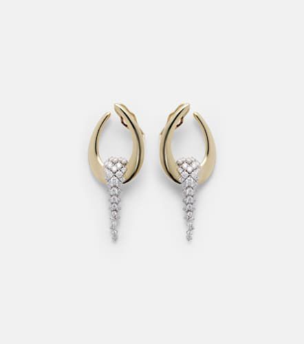 Pendientes Golden Strada de oro de 18 ct con diamantes - Yeprem - Modalova