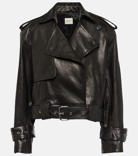 Giacca biker Hammond in pelle - Khaite - Modalova