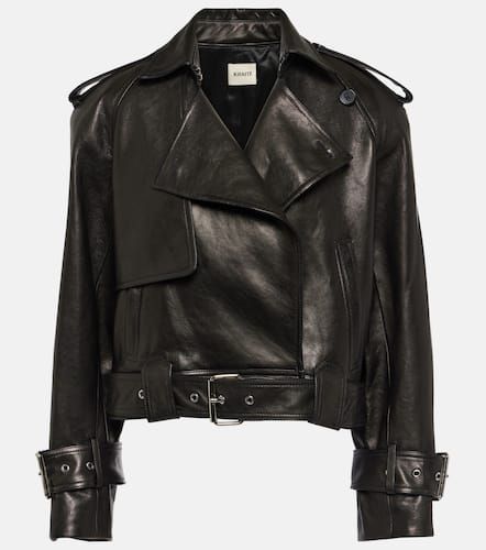 Khaite Hammond leather biker jacket - Khaite - Modalova