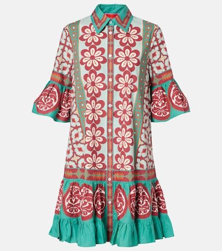 Choux printed cotton poplin shirt dress - La DoubleJ - Modalova
