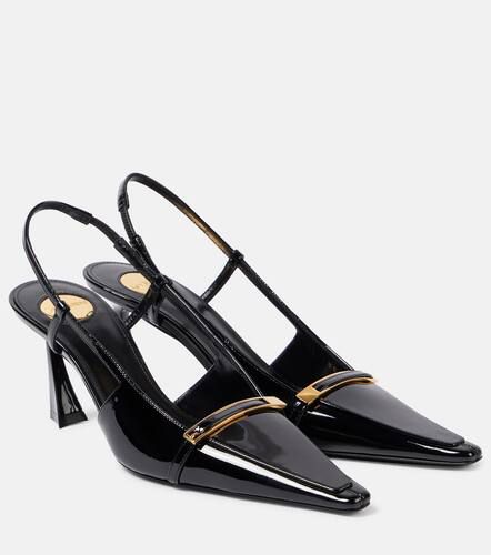 Jacqueline patent leather slingback pumps - Saint Laurent - Modalova