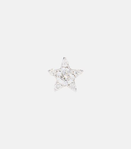 Pendiente individual Diamond Star de oro de 18 ct y de diamantes - Maria Tash - Modalova