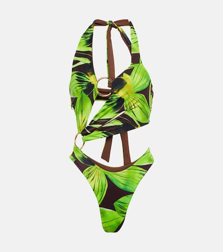 Ring-detail cutout swimsuit - Louisa Ballou - Modalova