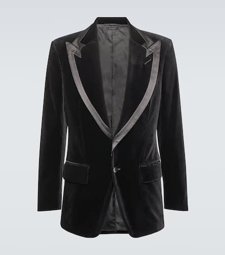 Tom Ford Blazer Atticus in velluto - Tom Ford - Modalova