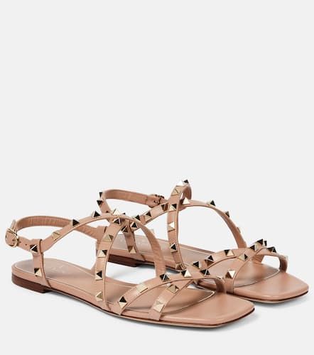 Rockstud leather sandals - Valentino Garavani - Modalova