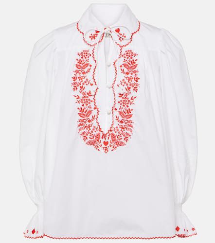 AlÃ©mais Hearts embroidered cotton shirt - Alemais - Modalova
