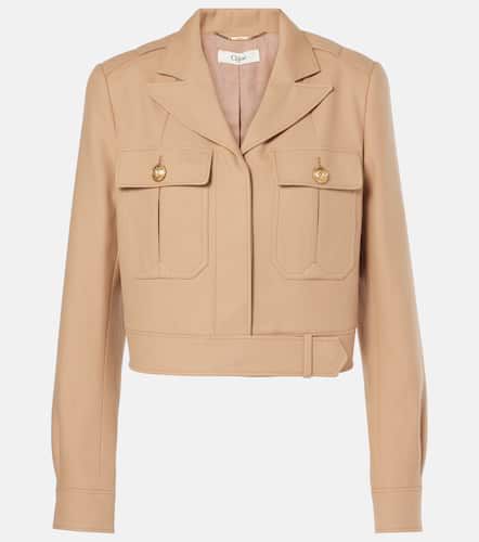 Chloé Cropped-Jacke aus Baumwolle - Chloe - Modalova