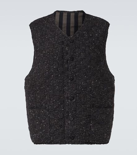 Gilet reversibile in tweed di lana - Visvim - Modalova