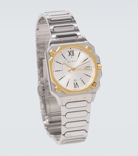 G-Flat 30mm stainless steel watch - Gucci - Modalova