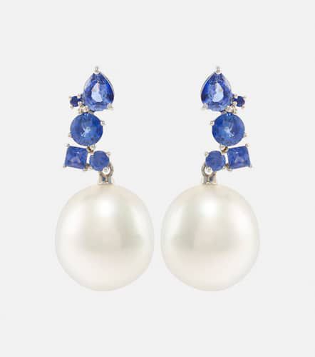 Romance 18kt white gold earrings with sapphires and pearls - Bucherer Fine Jewellery - Modalova