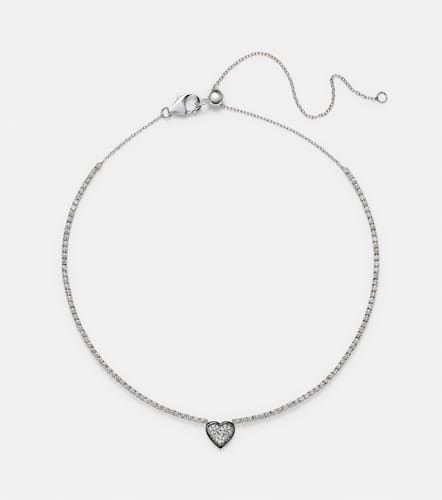 Heart 18kt white gold choker with diamonds - Kamyen - Modalova
