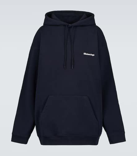 BB cotton hooded sweatshirt - Balenciaga - Modalova
