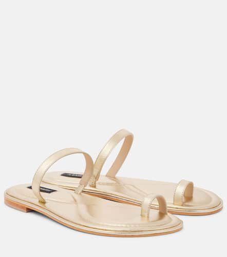 Turi metallic leather sandals - A.Emery - Modalova