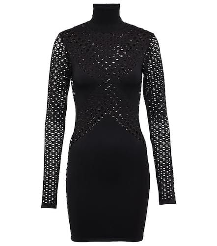 Perforated mockneck minidress - Dion Lee - Modalova